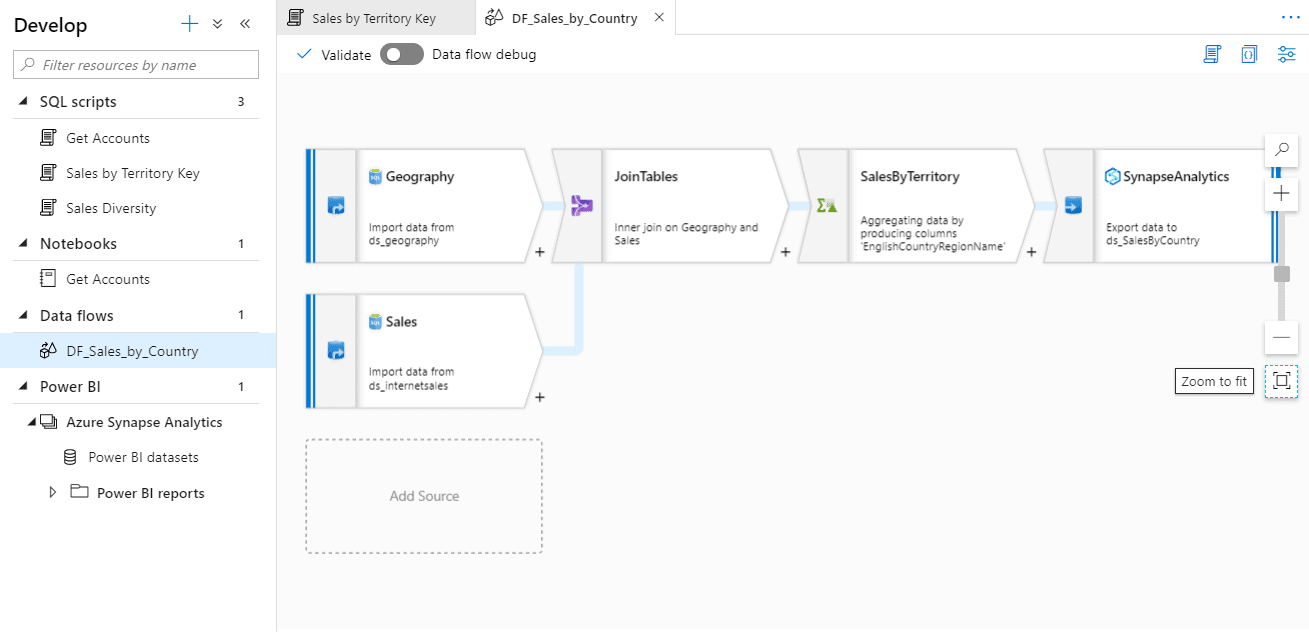 Develop Hub Mapping Data Flows