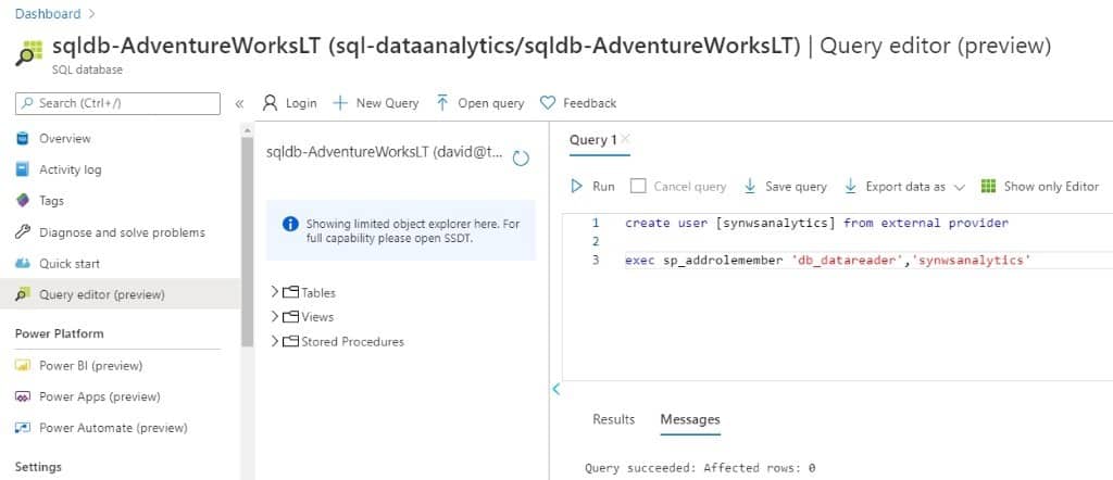 SQL DB Adventure Works LT