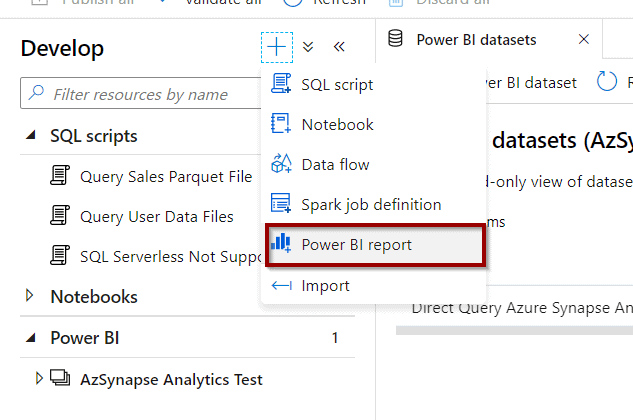 Power BI report