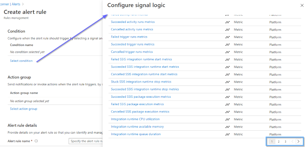 Configure signal logic