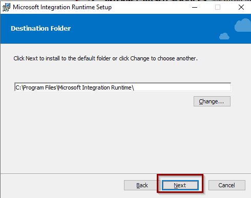 Install Integration Runtime