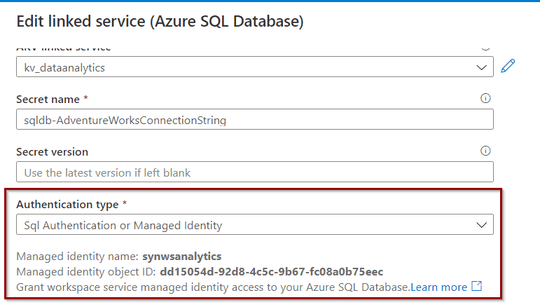 Azure Data Factory and Managed Identities