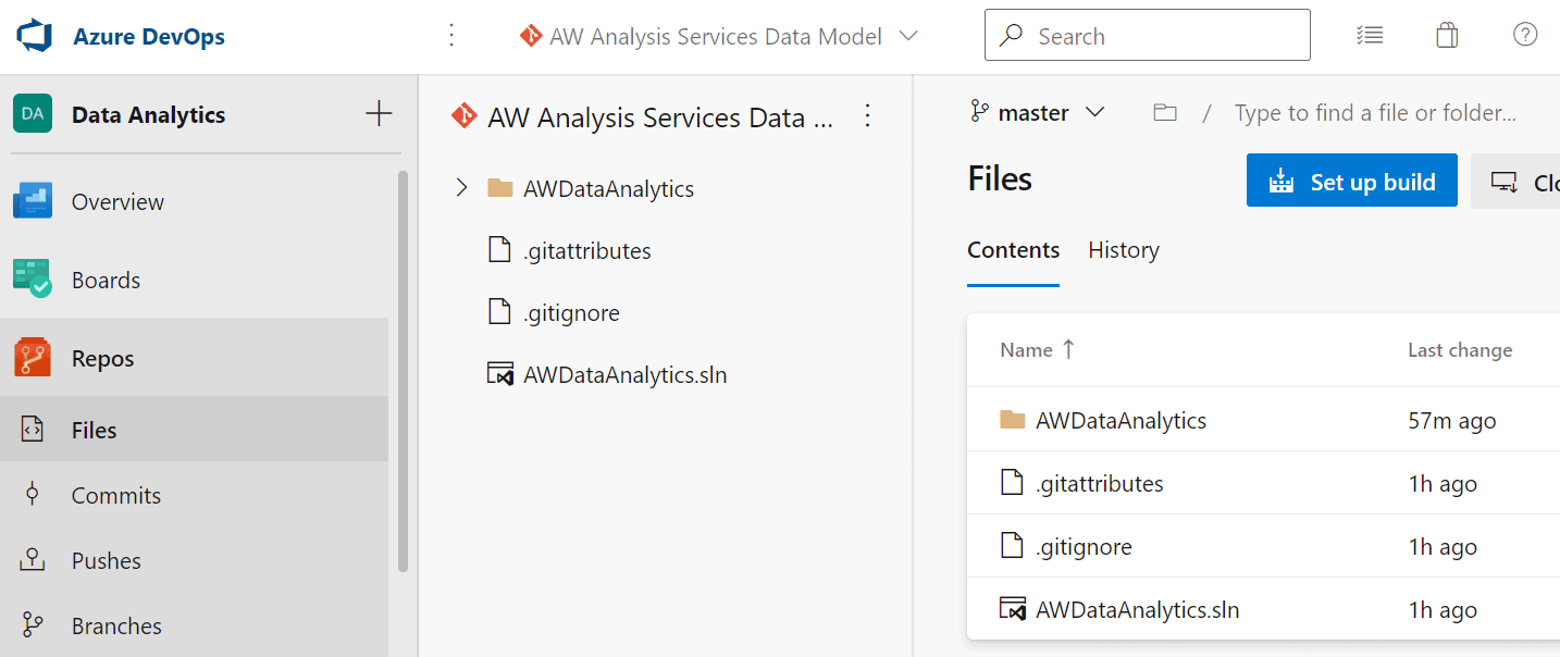 Integrate Analysis Services and Azure DevOps