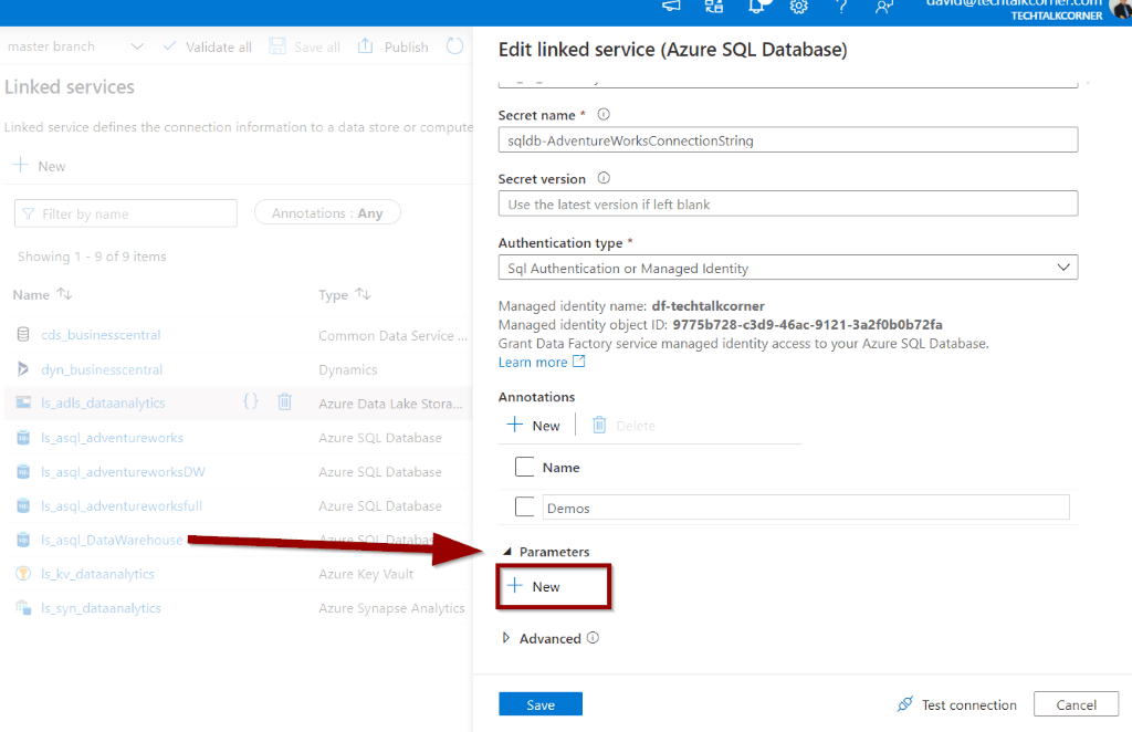 Add a new parameter