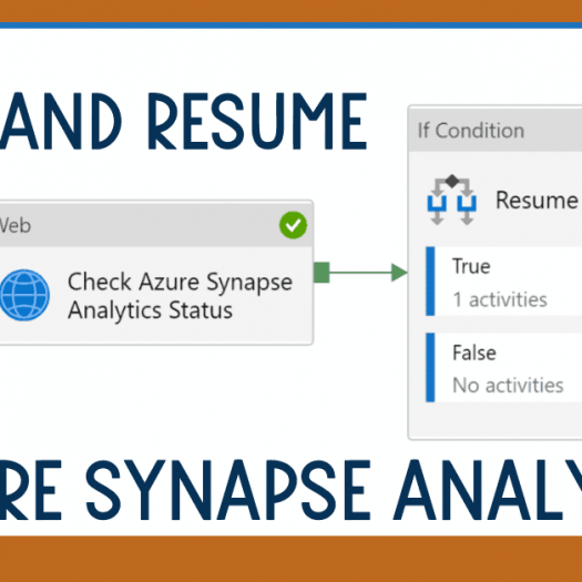 Pause and Resume Azure Synapse Analytics SQL Pool