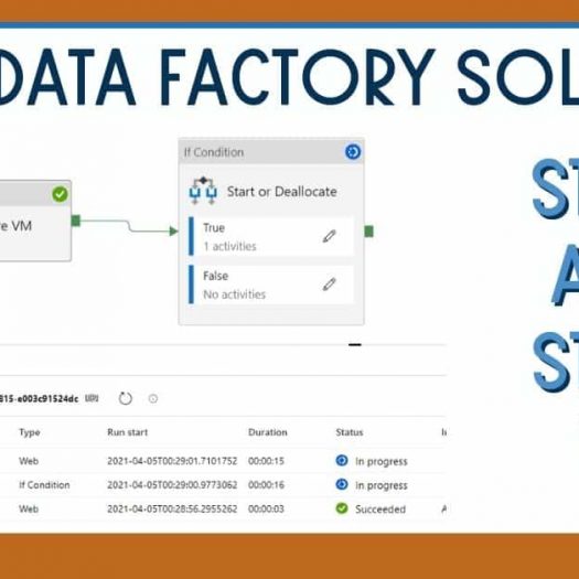 Azure Data Factory Solution to Start and Stop VM