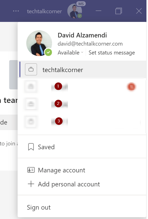 Microsoft Teams directory