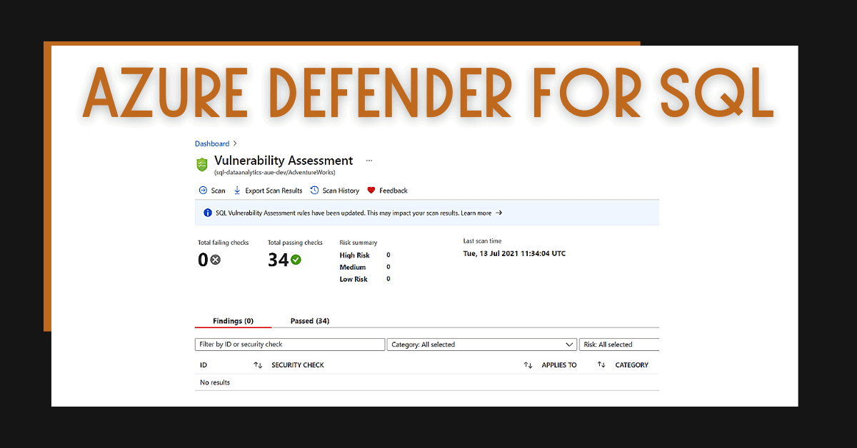 Azure Defender for SQL
