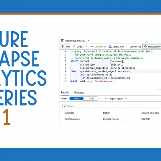 Azure Synapse Analytics Queries #1 Current Data Warehouse Units