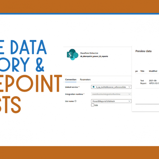 Azure Data Factory or Synapse Analytics SharePoint Lists
