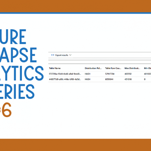 Azure Synapse Analytics Queries #6 Monitor Data Skew
