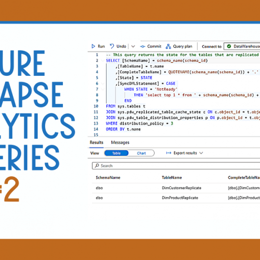Azure Synapse Analytics Queries #2 Replicated Tables
