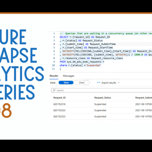 Azure Synapse Analytics Queries #8 Concurrency Slots