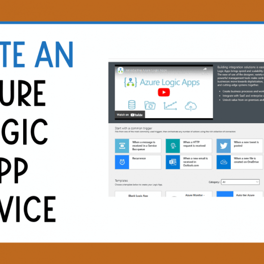 Create an Azure Logic App Service
