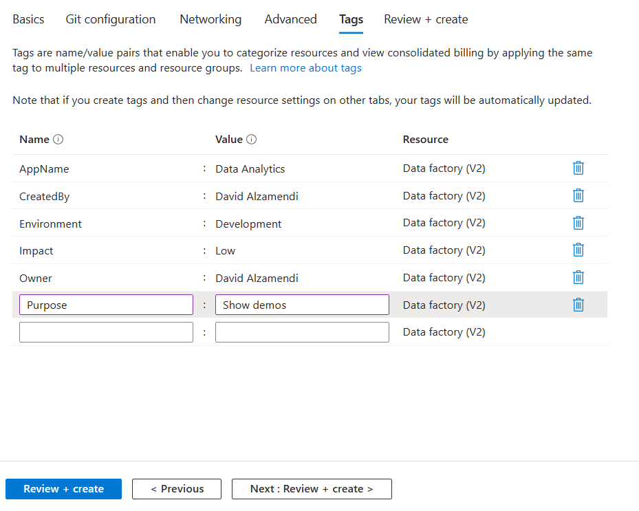 Create Azure Data Factory
