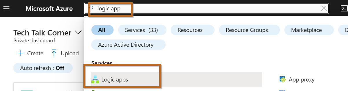 Steps to Create an Azure Logic App Service