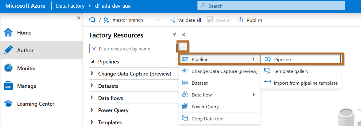 Create an Azure Data Factory Pipeline to Execute Azure Logic Apps