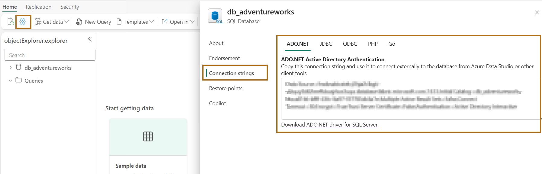 Creating Azure SQL Database in Fabric